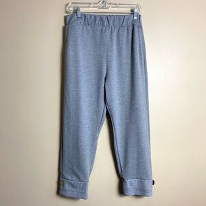 Soft Surroundings Kelly Knit Cropped Pants Gray